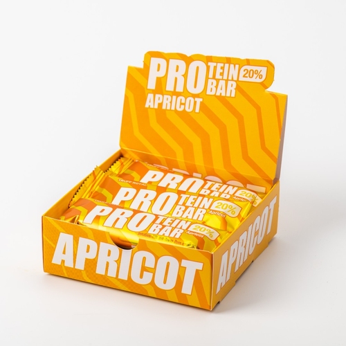 Protein bar with apricot
