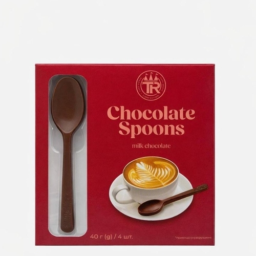 TRUFF ROYAL milk chocolate spoons