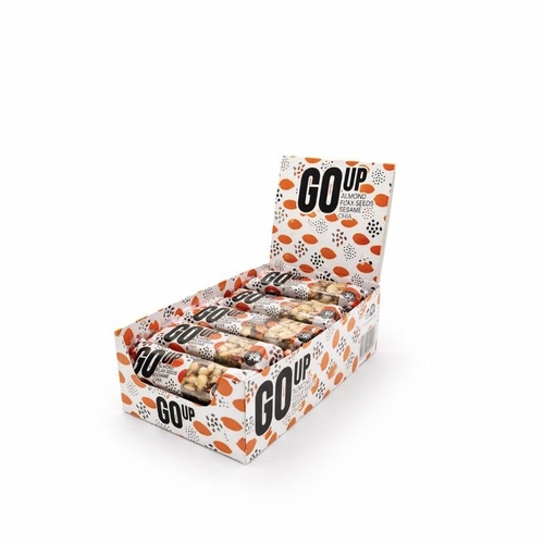 “Go Up” Nut Bar with Sesame, Flax, and Chia Seeds (24 pcs)