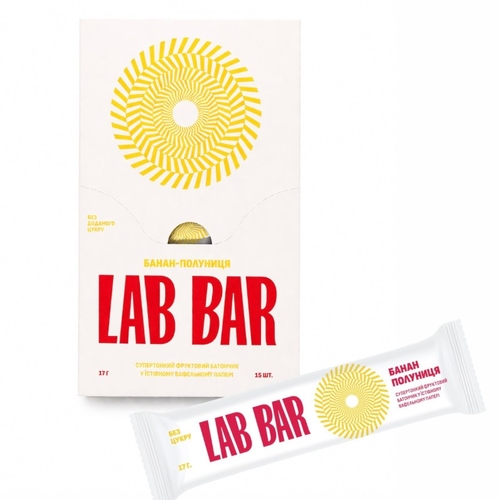 APPLE, BANANA, STRAWBERRY «LAB BAR»