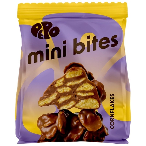 MINI BITES CANDY «CORNFLAKES IN MILK CONFECTIONERY GLAZE»