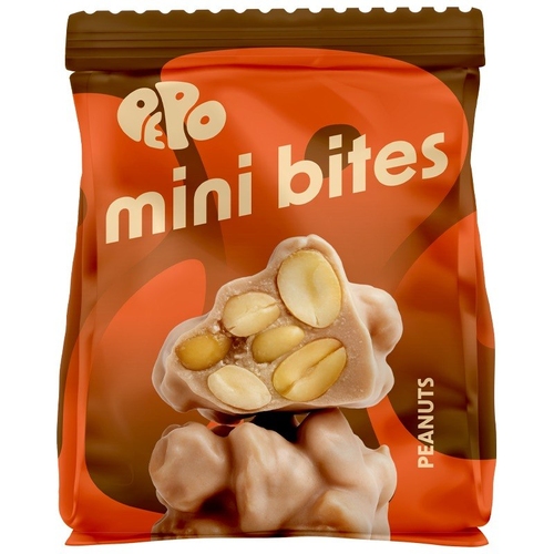 MINI BITES CANDY PEANUTS IN CARAMEL GLAZE