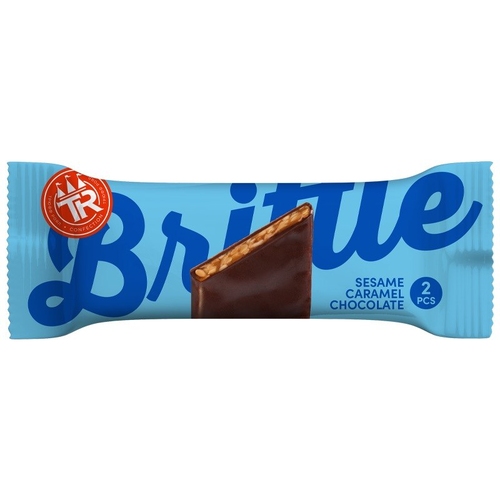 GLAZED “BRITTLE” CANDIES WITH SESAME AND SALTED CARAMEL
